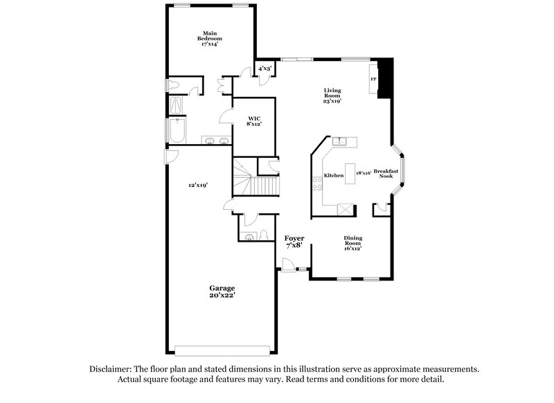3,100/Mo, 7117 W Sophie Ln Laveen, AZ 85339 Floorplan View
