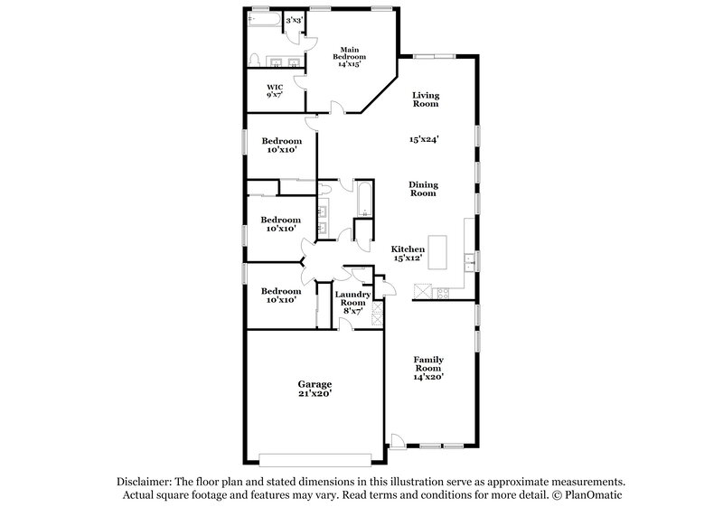 2,390/Mo, 1084 S Olympic Dr Gilbert, AZ 85296 Floor Plan View