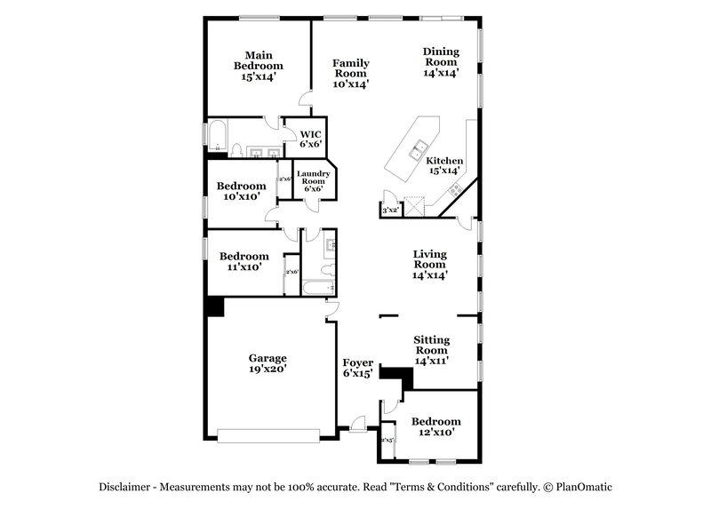 2,275/Mo, 4130 W Vineyard Rd Phoenix, AZ 85041 Floor Plan View