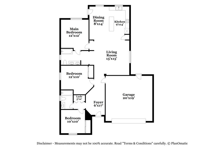 2,245/Mo, 4126 E Thunderheart Trl Gilbert, AZ 85297 Floor Plan View