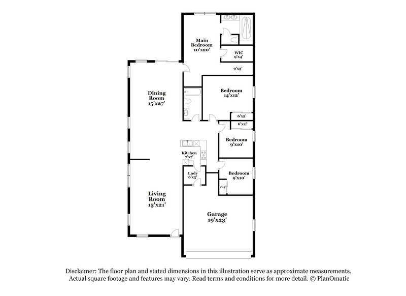 2,170/Mo, 22304 S 214th St Queen Creek, AZ 85142 Floorplan View