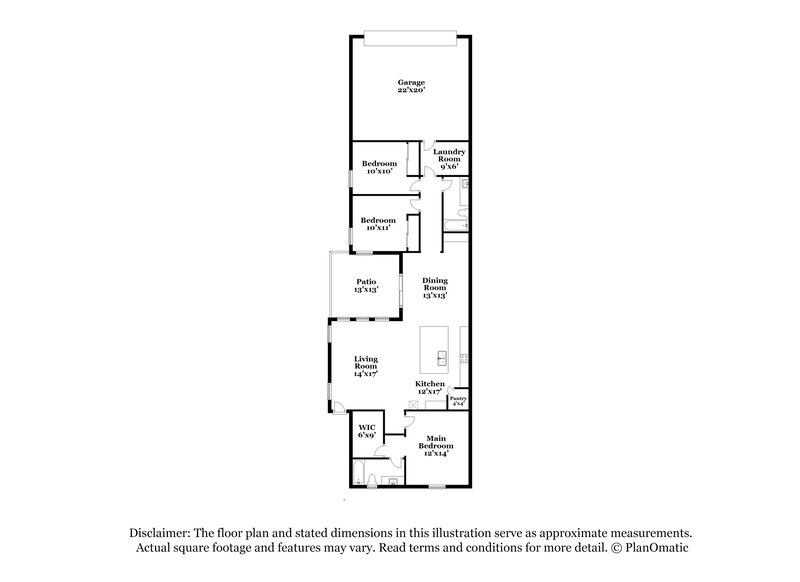1,950/Mo, 8955 W Northview Ave Glendale, AZ 85305 Floorplan View