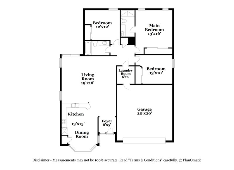 1,920/Mo, 1355 S 80Th St Mesa, AZ 85209 Floor Plan View