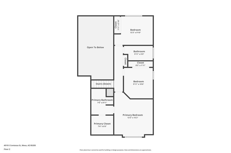 2,095/Mo, 4019 E Contessa St Mesa, AZ 85205 Floor Plan View 2