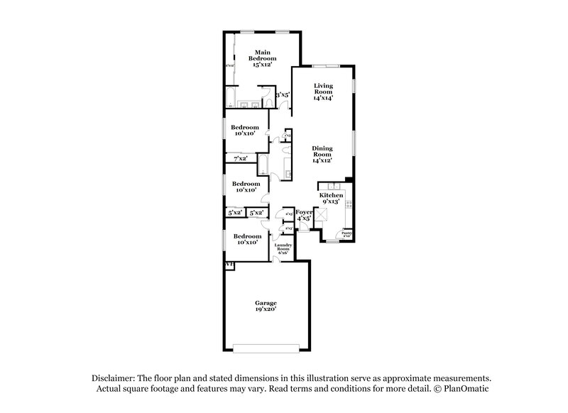 1,950/Mo, 2202 W Gold Dust Ave Queen Creek, AZ 85142 Floor Plan View