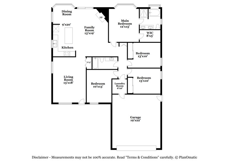 2,270/Mo, 9847 W Irma Ln Peoria, AZ 85382 Floor Plan View