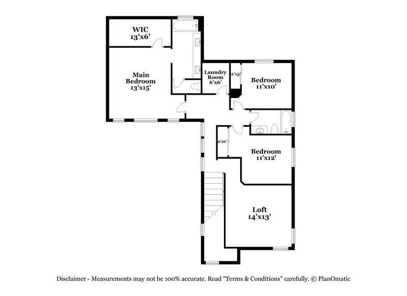 2,135/Mo, 7005 S 40th Ln Phoenix, AZ 85041 Floor Plan View 2