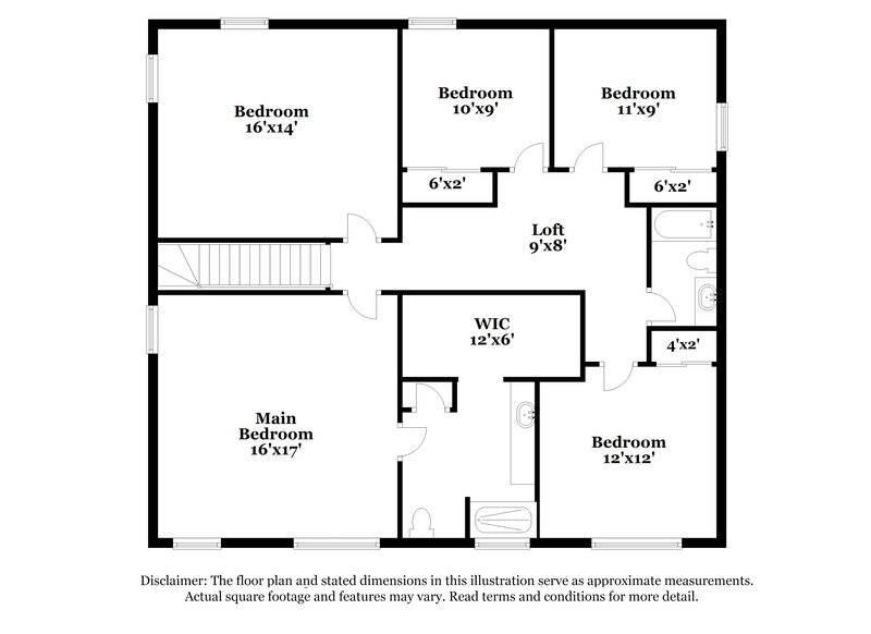 3,150/Mo, 7402 S 29th Ln Phoenix, AZ 85041 Floor Plan View 2