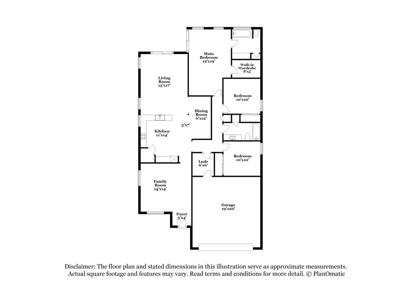 2,425/Mo, 10134 E Caballero St Mesa, AZ 85207 Floor Plan View