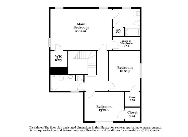 2,430/Mo, 11552 E Flower Cir Mesa, AZ 85208 Floor Plan View