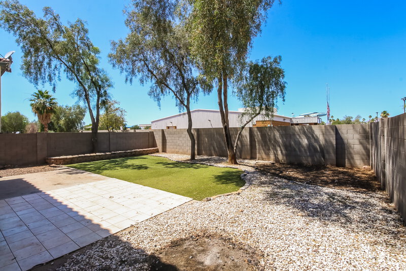 2,265/Mo, 11552 E Flower Cir Mesa, AZ 85208 Rear View