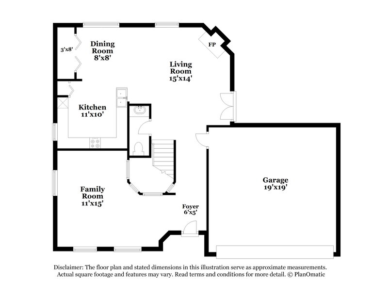 2,295/Mo, 441 S Maple Unit 134 Mesa, AZ 85206 Floor Plan View