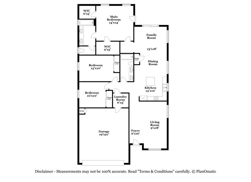2,040/Mo, 5621 W Ellis Dr Laveen, AZ 85339 Floor Plan View