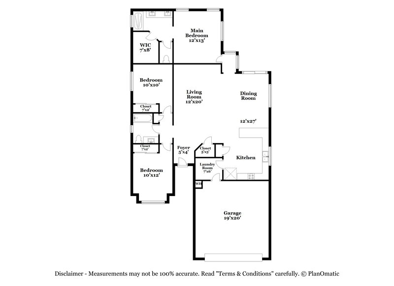 1,735/Mo, 44826 W Alamendras St Maricopa, AZ 85139 Floorplan View