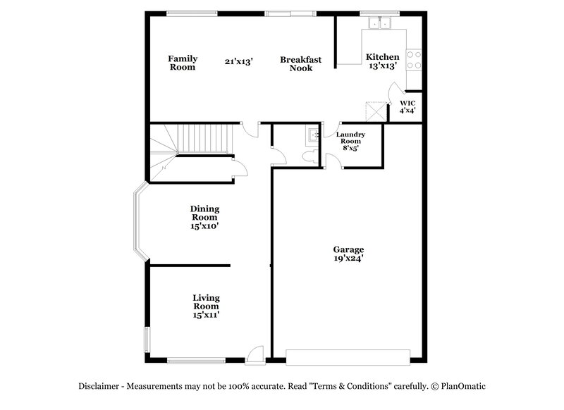 2,170/Mo, 24254 W Desert Bloom St Buckeye, AZ 85326 Floor Plan View