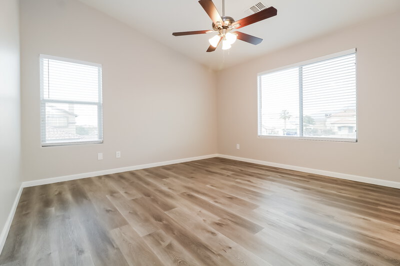 2,170/Mo, 24254 W Desert Bloom St Buckeye, AZ 85326 Main Bedroom View 2