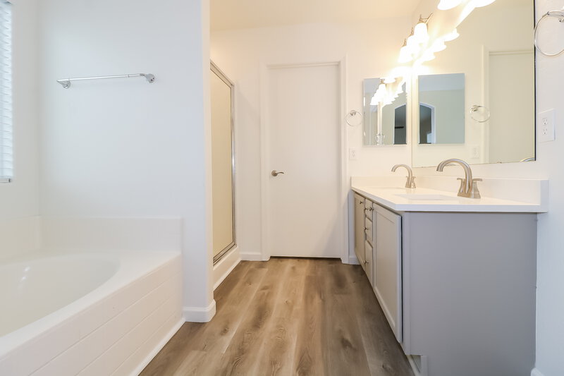 2,170/Mo, 24254 W Desert Bloom St Buckeye, AZ 85326 Main Bathroom View