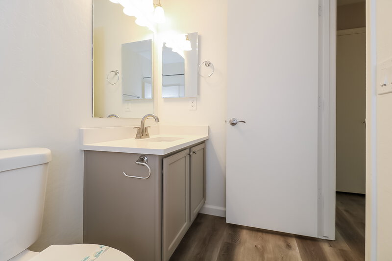 2,170/Mo, 24254 W Desert Bloom St Buckeye, AZ 85326 Bathroom View