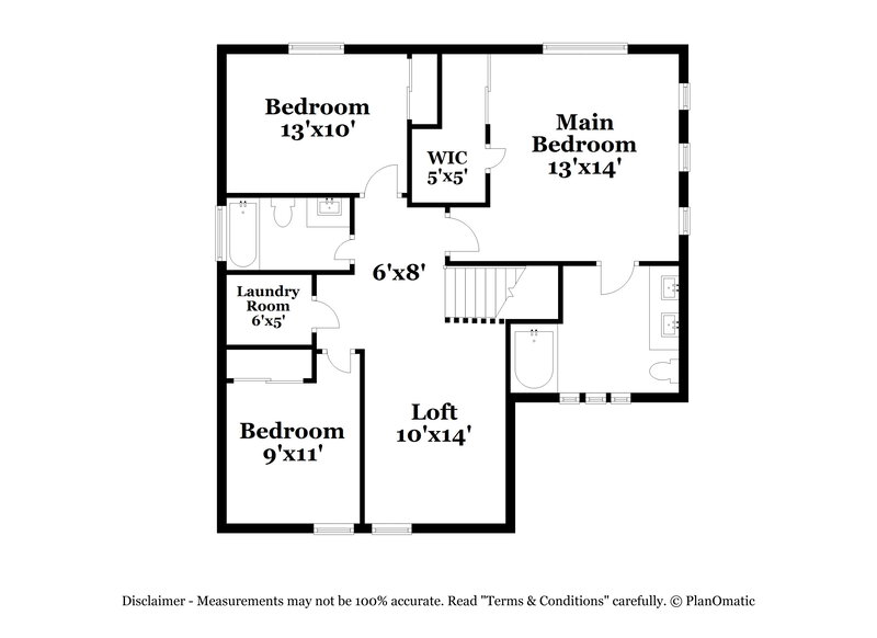 2,445/Mo, 3019 W Perdido Way Phoenix, AZ 85086 Floor Plan View 2