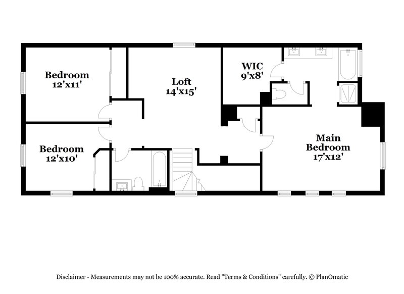 2,080/Mo, 7338 W Cambridge Ave Phoenix, AZ 85035 Floor Plan View 2