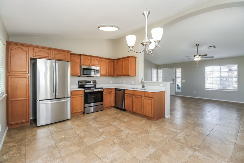 2,025/Mo, 8619 E Calypso Ave Mesa, AZ 85208 Kitchen View 2