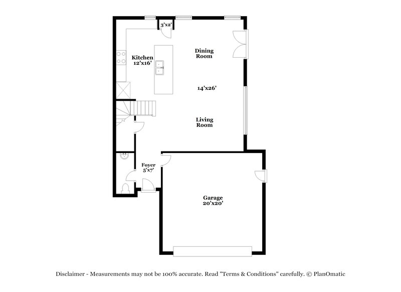 2,040/Mo, 16208 W Culver St Goodyear, AZ 85338 Floor Plan View