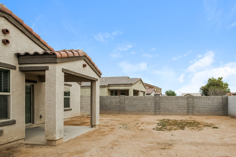 1,725/Mo, 25773 W Euclid Ave Buckeye, AZ 85326 Rear View
