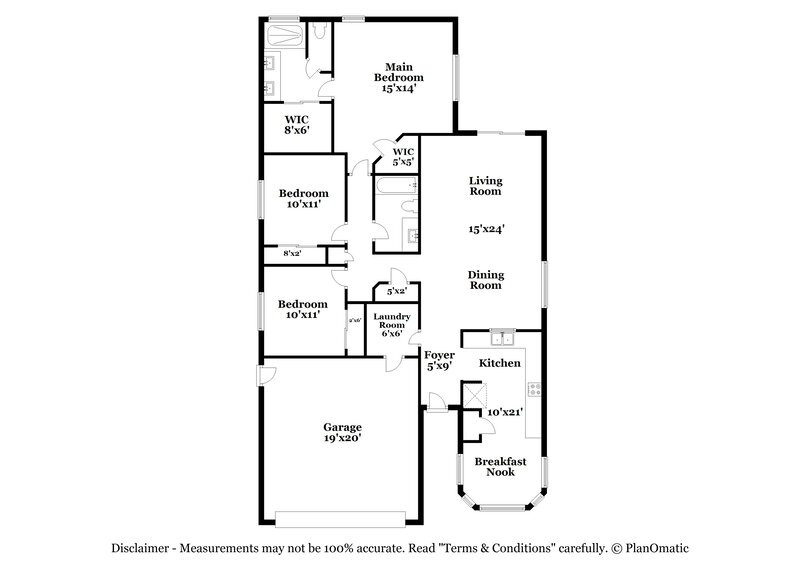 2,180/Mo, 4622 W Cottontail Rd Phoenix, AZ 85086 Floor Plan View