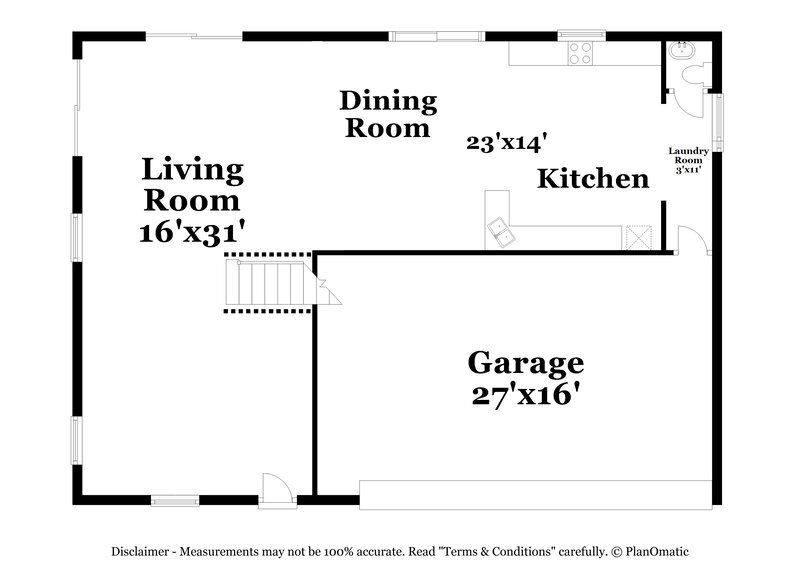 2,060/Mo, 17606 N 17th Pl Unit 1090 Phoenix, AZ 85022 Floor Plan View