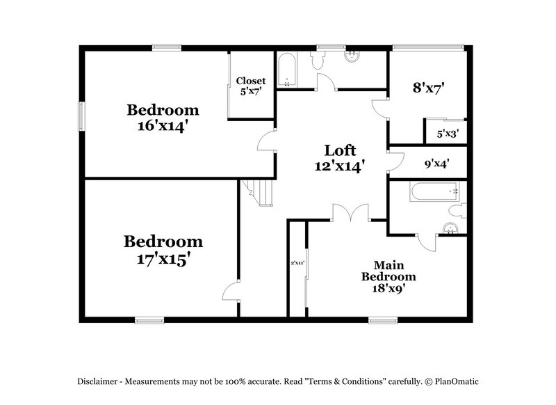 2,060/Mo, 17606 N 17th Pl Unit 1090 Phoenix, AZ 85022 Floor Plan View 2