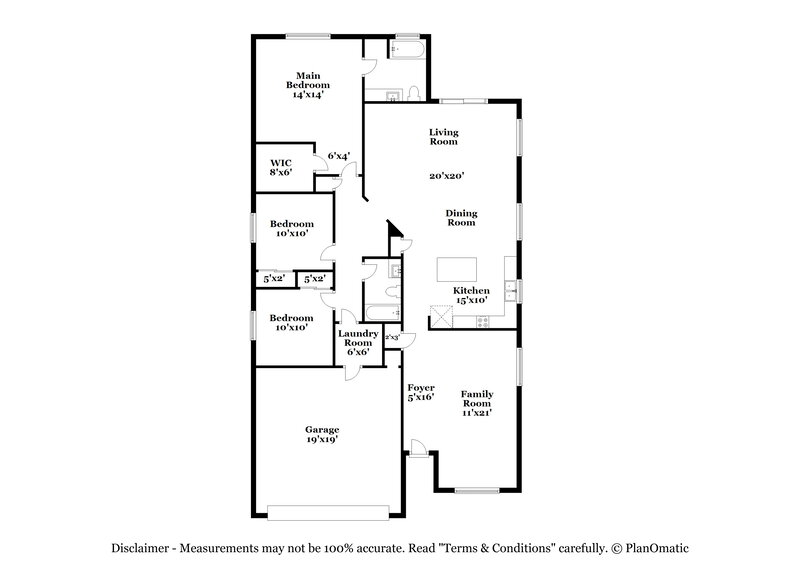 2,005/Mo, 4314 N 124th Ave Avondale, AZ 85392 Floor Plan View