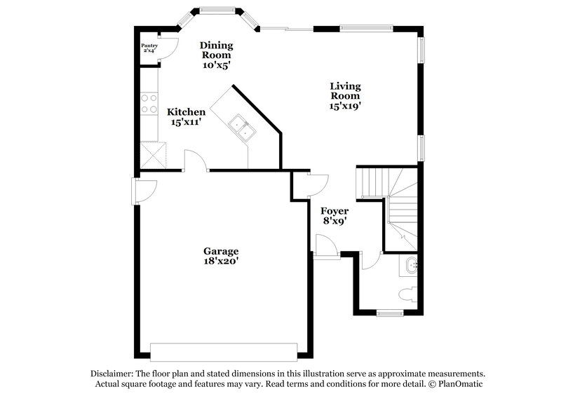 1,890/Mo, 9822 E Empress Ave Mesa, AZ 85208 Floor Plan View 2