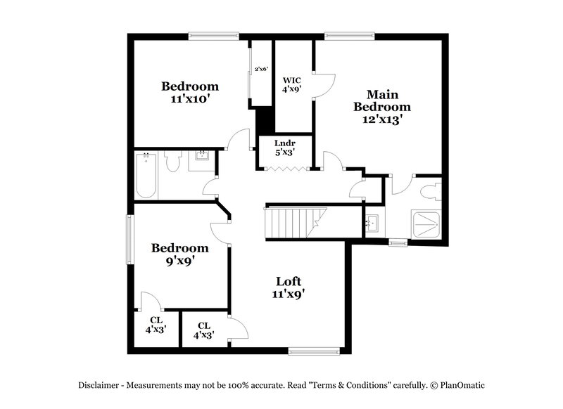 2,180/Mo, 4419 N 112th Ave Phoenix, AZ 85037 Floor Plan View 2