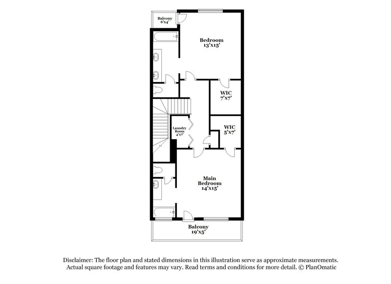 1,825/Mo, 3150 E Beardsley Rd Unit 1056 Phoenix, AZ 85050 Floor Plan View 2