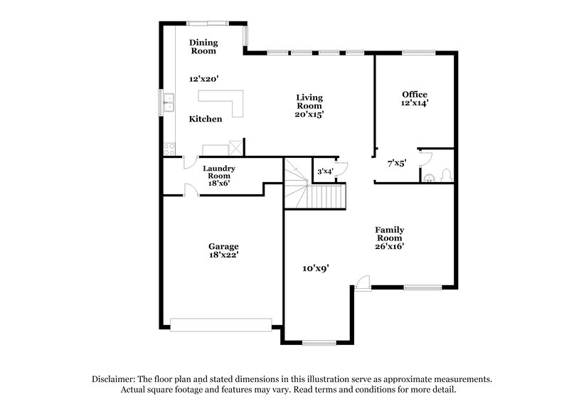 3,095/Mo, 526 E Milada Dr Phoenix, AZ 85042 Floor Plan View 2