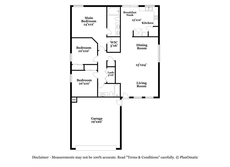 1,815/Mo, 7238 S 40th Ln Phoenix, AZ 85041 Floor Plan View