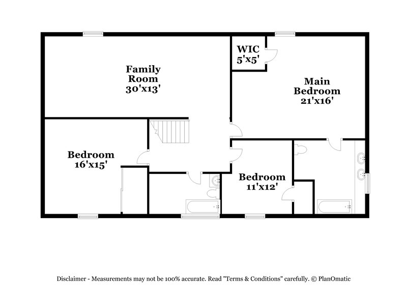 2,210/Mo, 2817 S 63rd Dr Phoenix, AZ 85043 Floor Plan View 2