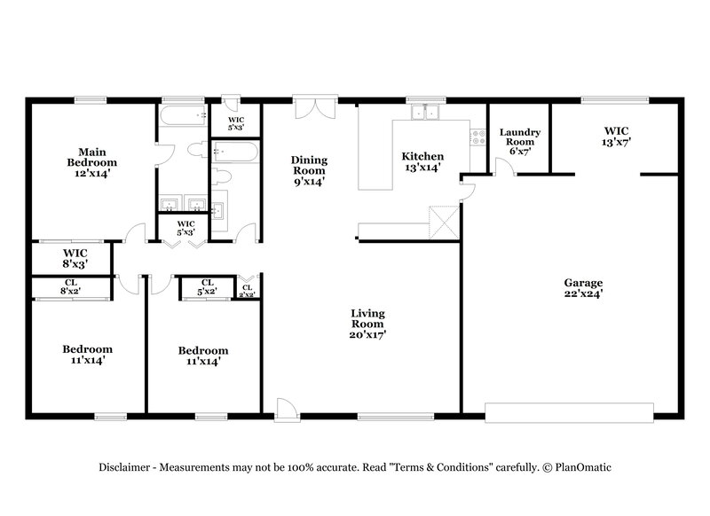 2,000/Mo, 17337 E Oro Grande Dr Fountain Hills, AZ 85268 Floor Plan View