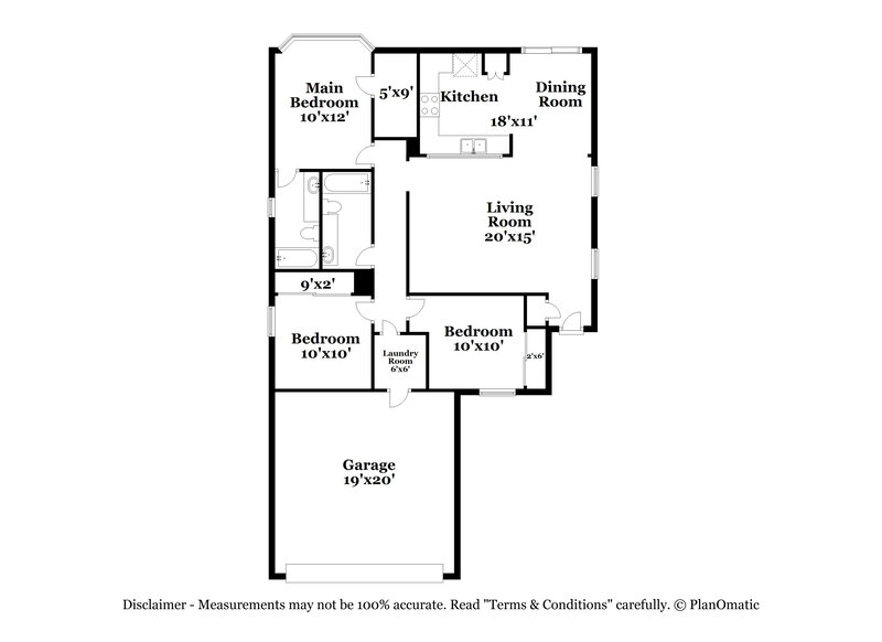 1,955/Mo, 11560 W Purdue Ave Youngtown, AZ 85363 Floor Plan View