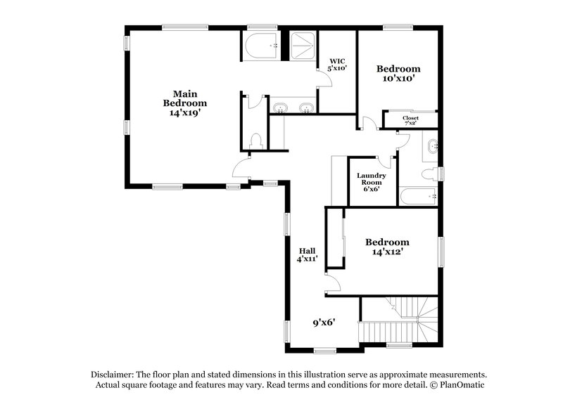 2,180/Mo, 9384 W Payson Rd Tolleson, AZ 85353 Floor Plan View 2
