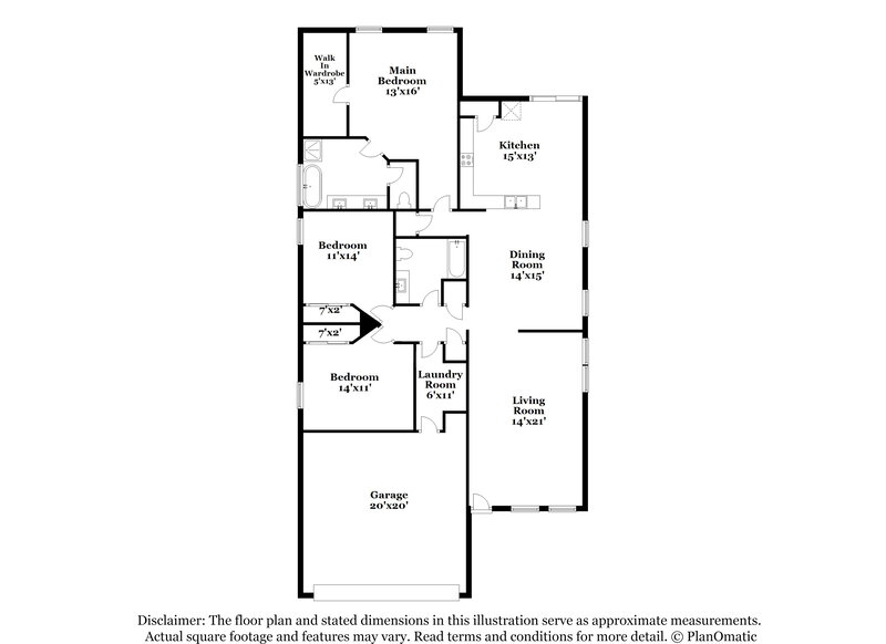 2,380/Mo, 4147 E Cathy Dr Gilbert, AZ 85296 Floor Plan View