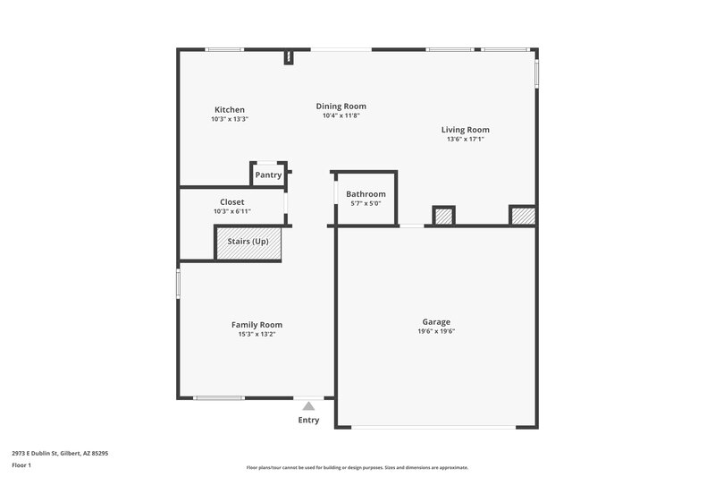 2,335/Mo, 2973 E Dublin St Gilbert, AZ 85295 Floor Plan View 2