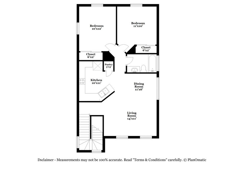 2,025/Mo, 2121 E Huntington Dr Phoenix, AZ 85040 Floor Plan View