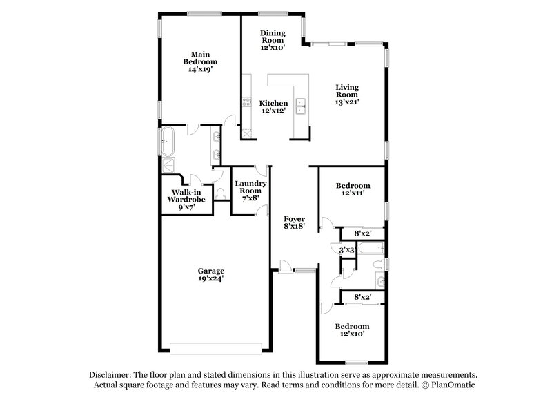2,365/Mo, 3059 E Merlot St Gilbert, AZ 85298 Floor Plan View