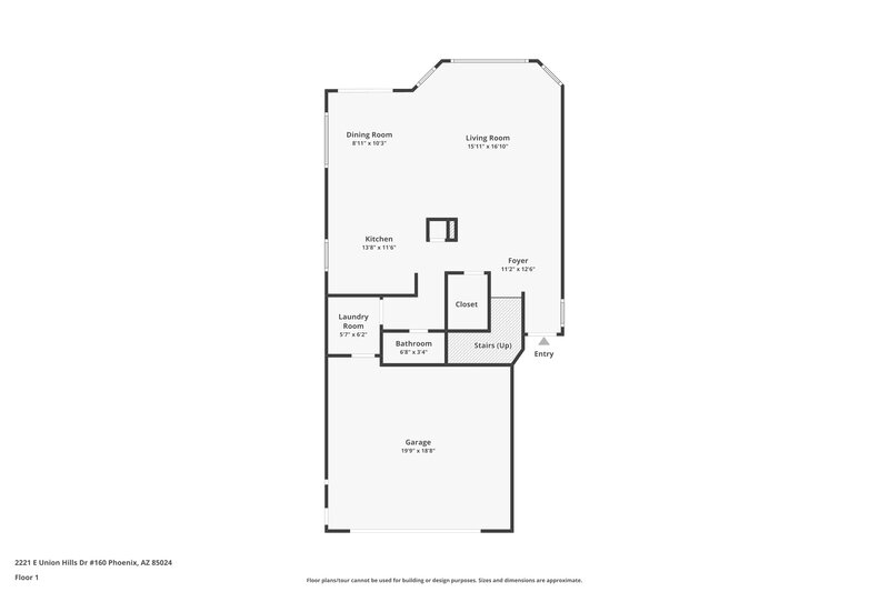 2,185/Mo, 2221 E Union Hls Dr Unit 160 Phoenix, AZ 85024 Floor Plan View
