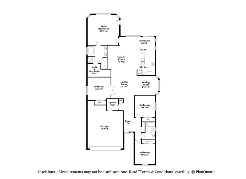 2,525/Mo, 12137 W Dove Wing Way Peoria, AZ 85383 Floor Plan View