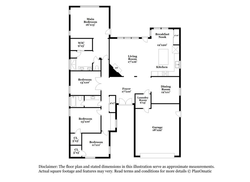 2,405/Mo, 17205 N Chance Dr Surprise, AZ 85374 Floor Plan View