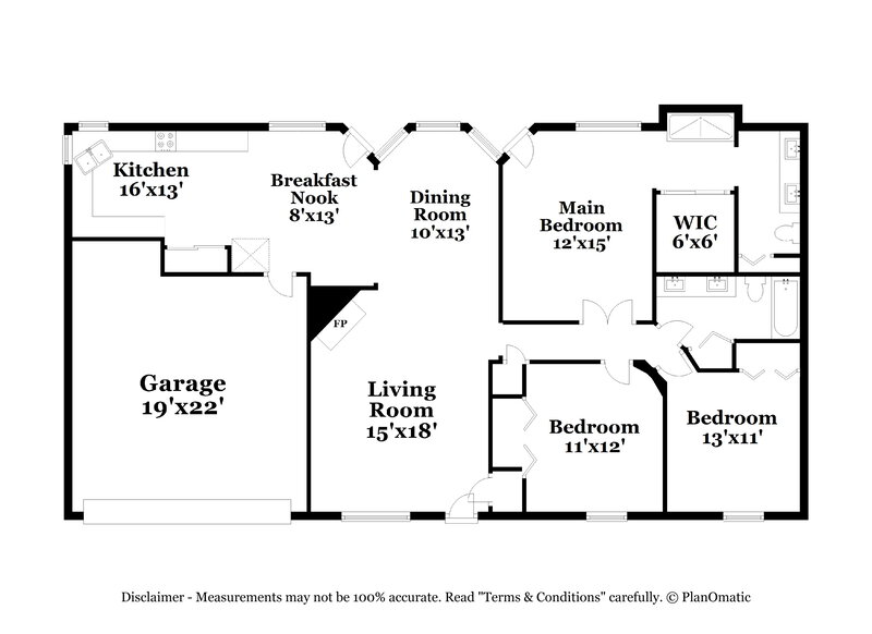 2,705/Mo, 17043 E El Pueblo Blvd Fountain Hills, AZ 85268 Floor Plan View