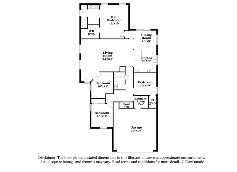 2,285/Mo, 2694 E Hickory St Gilbert, AZ 85298 Floor Plan View