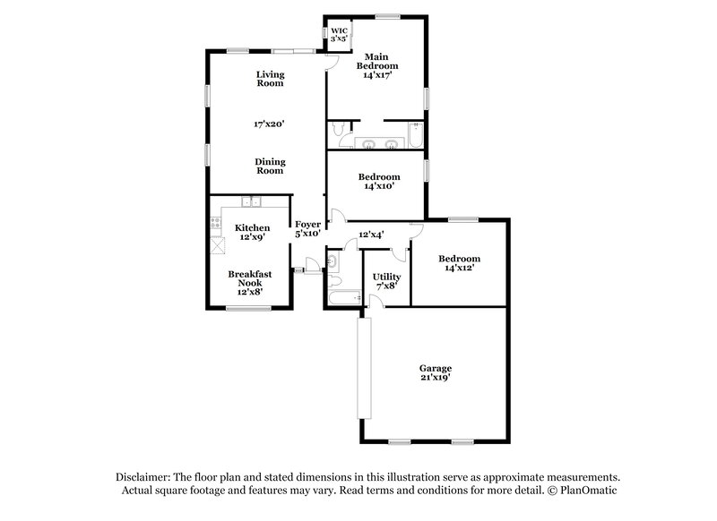 2,255/Mo, 21038 E Tierra Grande Queen Creek, AZ 85142 Floorplan View